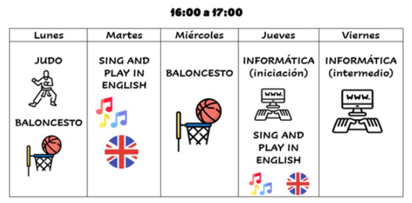 EXTRAESCOLARES 2026/2027 EXTRAESCOLARES 2026/2027